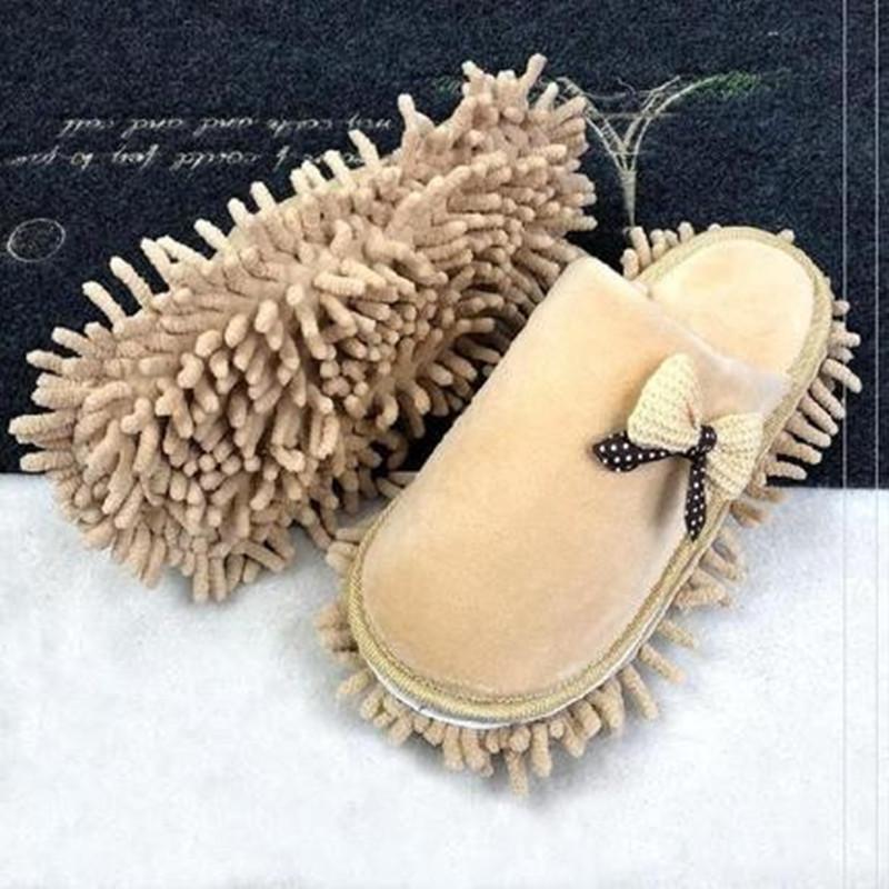 Dust Mop Slipper Lazy Dusting Cleaning Foot Sock Shoe Polishing Cover Cleaner Household Cleaning