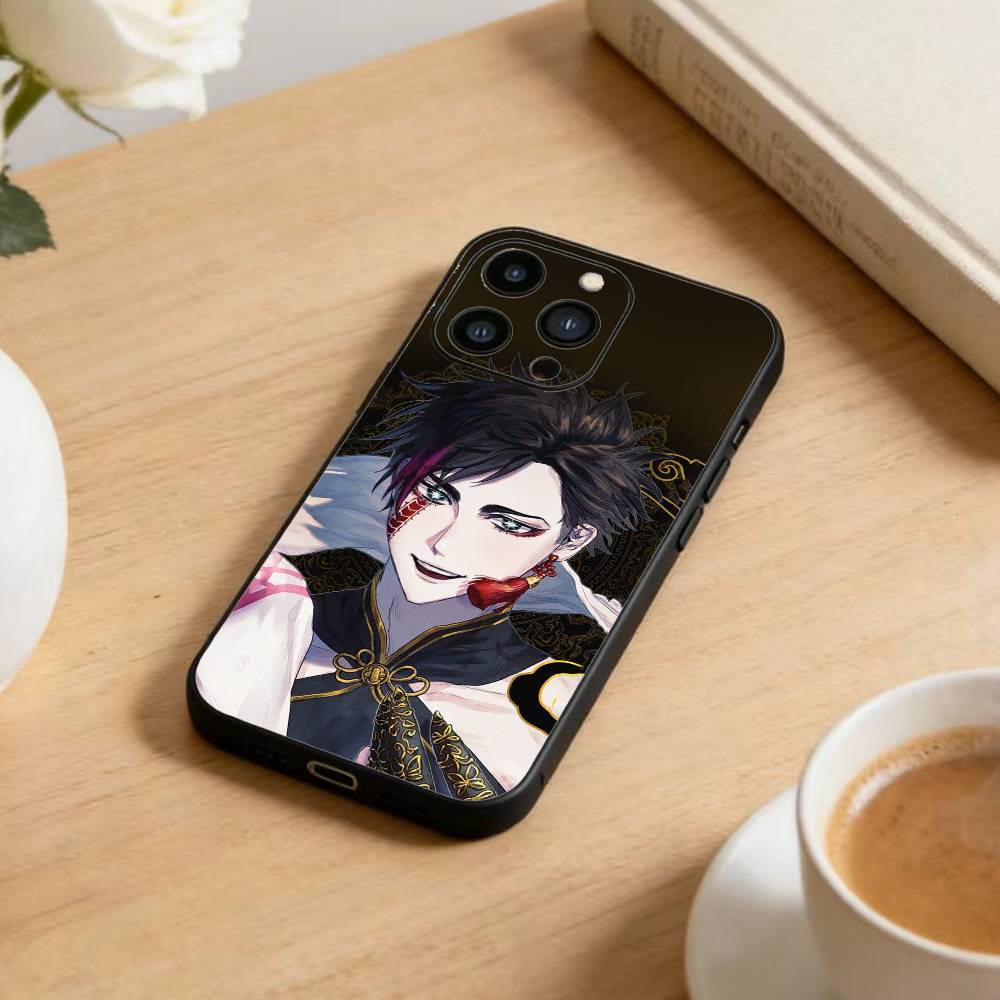 D-Чехол для телефона Аниме Запись о Рагнарёке Для iPhone 17 16 15 14 13 12 Max Plus Силиконовый Черный Чехол