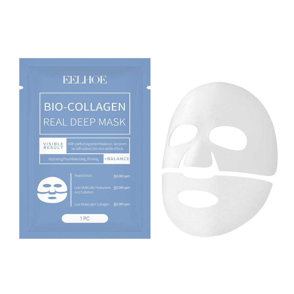4Pcs Deep Collagen Mask Collagen Lifting Mask Even Skin Tone Hydrate and Moisturize Facial Masks Overnight Skin Care