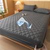 1pc Gray Mattress Cover Waterproof Bed Covers Quilted Fitted Sheet Thickened Bedsheet for Home Housses De matelas(No Pillowcase)