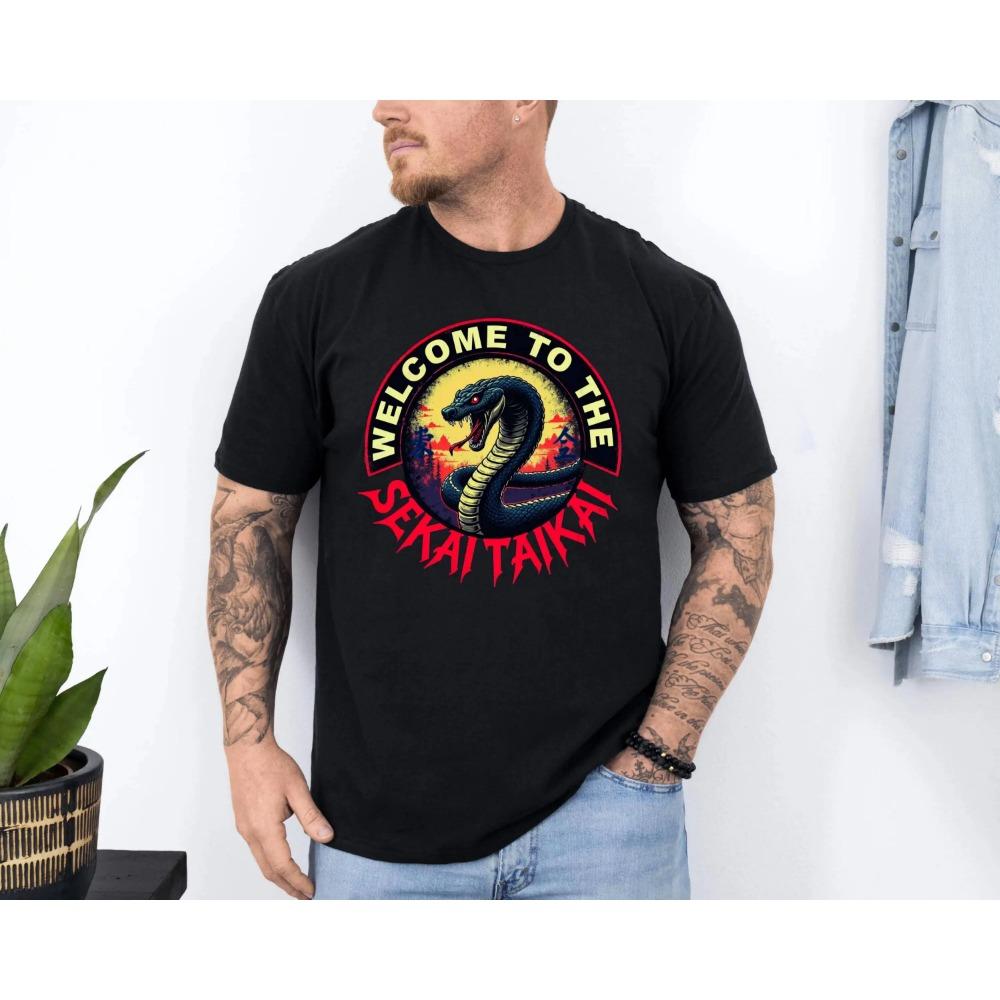 Cobra Kai Новые футболки Футболки Мужская одежда Дизайнерская одежда для мужчин Новые топы и футболки Футболки из хлопка с рисунком 2000 года