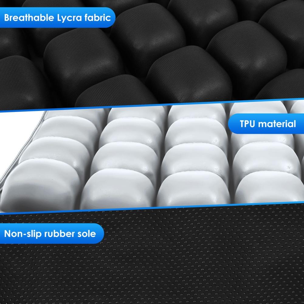 3D Надувная Подушка для Путешествий Портативная Легкая Воздушная Подушка для Сиденья Противопролежневая Подушка из ТПУ для Дома Офиса Автомобиля Путешествий