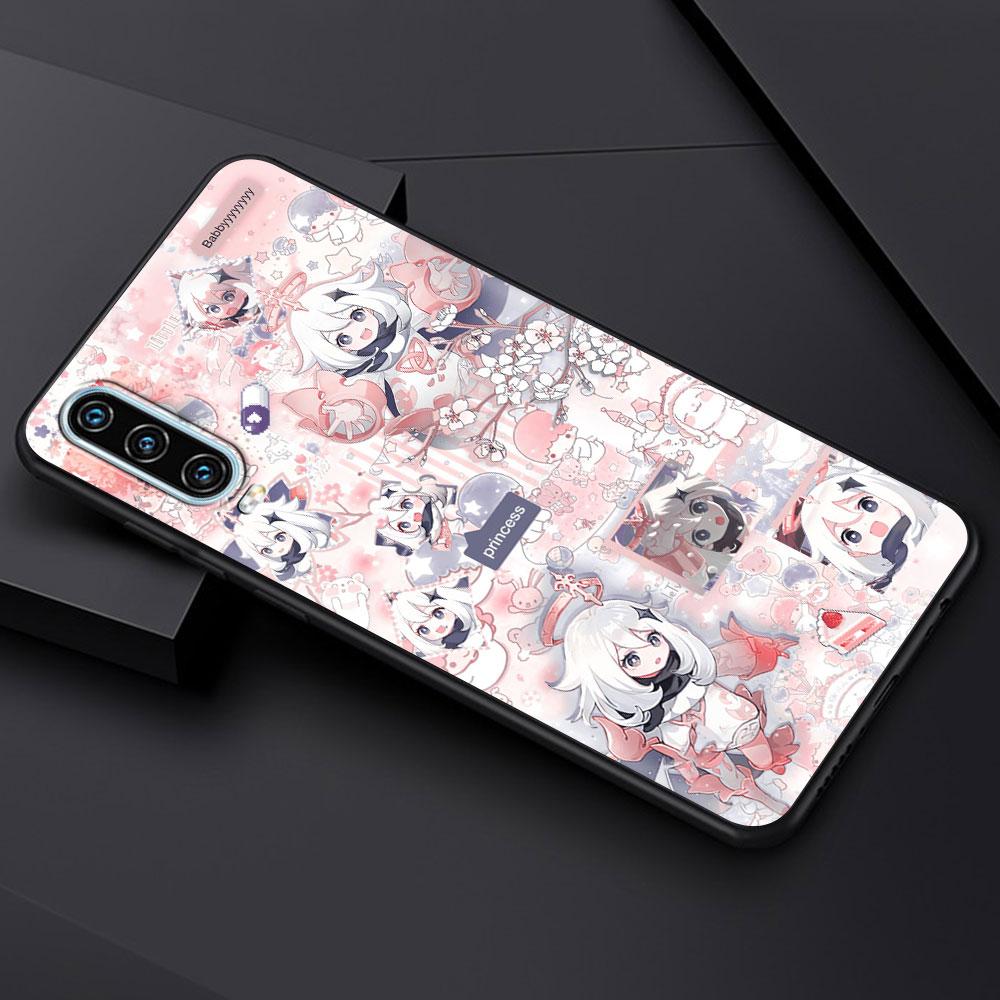 Чехол для телефона Genshin Impact для Huawei P30 Lite P50 Pro P20 P40 Lite E P Smart Z 2021 Y6 Y7 Y9 2019 Y6p Y9s Y7a Силиконовый чехол