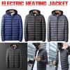 Usb Electric Heated Coat Jacket For Men With Soft And Comfortable Thermal Warmth