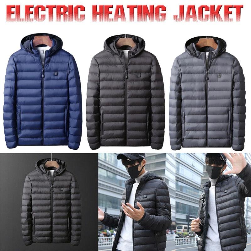 Usb Electric Heated Coat Jacket For Men With Soft And Comfortable Thermal Warmth