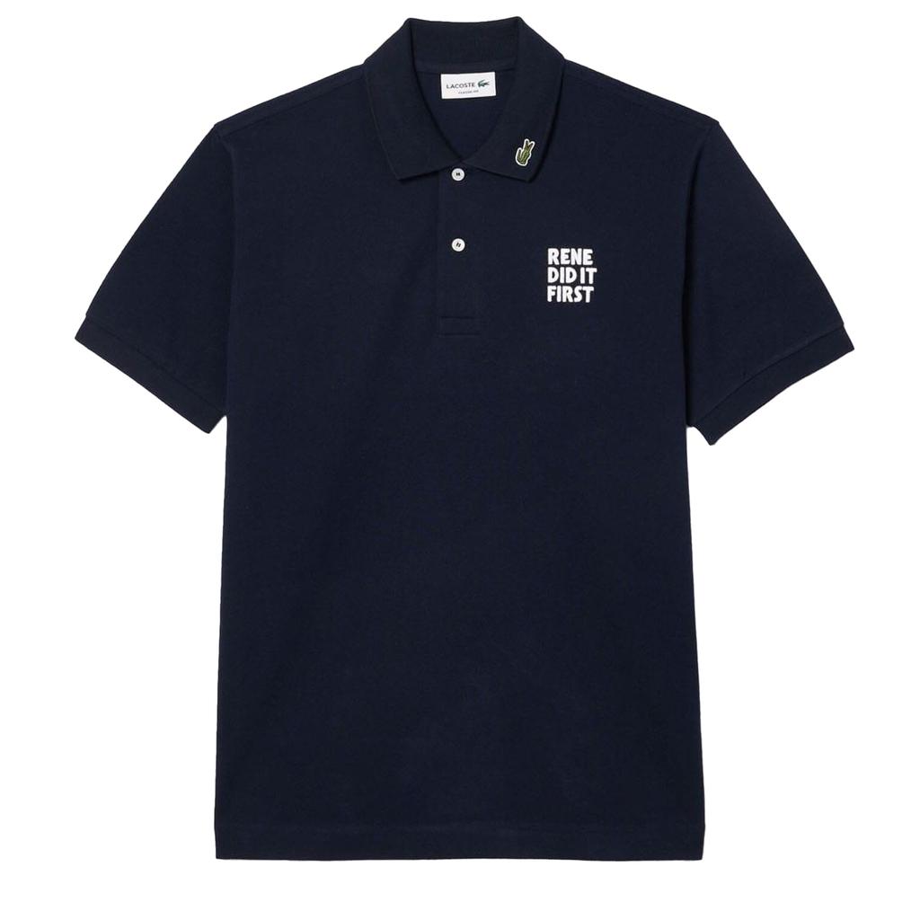 Lacoste Mens L.12.12 Text Classic Polo Shirt