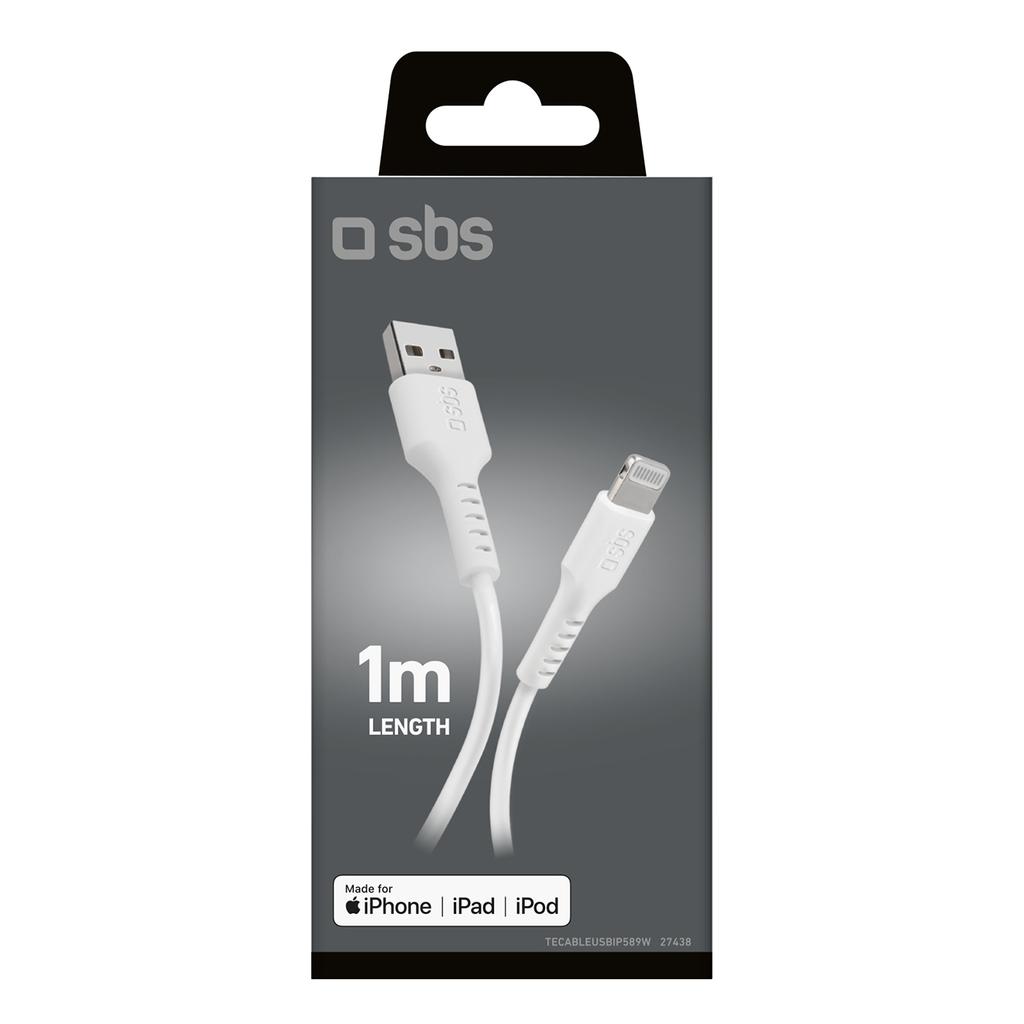 USB-A to iPhone Lightning Cable - White