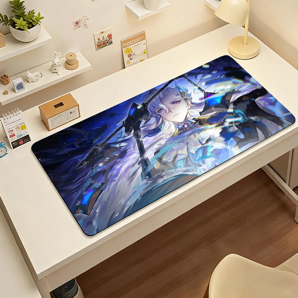 Game Genshin Impact Neuvillette Mouse Pad Computer Laptop Rubber Non-slip Mouse Mat Mousepad Gamers Decoracion Desk Mat