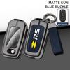 Zinc Alloy Leather Car Key Case Cover for Renault Kadjar Captur Megane Sandero Stepway Logan Clio 5 Arkana Protector Key Shell AA21