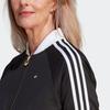 Adidas Оригинальная куртка SST Track Color Block с тремя полосками на молнии Женская куртка Черный IC2138