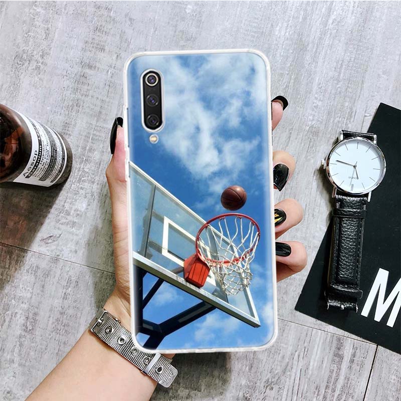 Чехол для телефона с рисунком баскетбольного кольца и мяча для Xiaomi Redmi Note 15 14 13 12S 12 Pro Plus 11S 11E 11 11T 10S 10 Art Мягкий чехол с узором Re