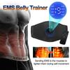 EMS-стимулятор мышц живота, пояс для тренировки живота, массажер для похудения, фитнес-тренажер для спины, рук, ног и талии.