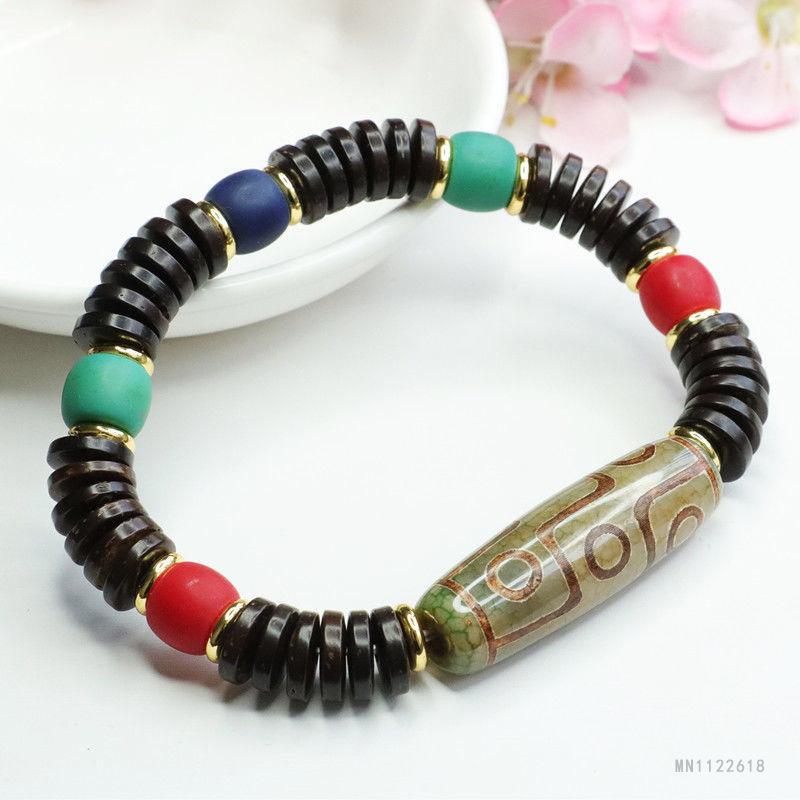 2026 Dzi Bead Bracelet Agate Jewelry Factory Live Delivery S1122618