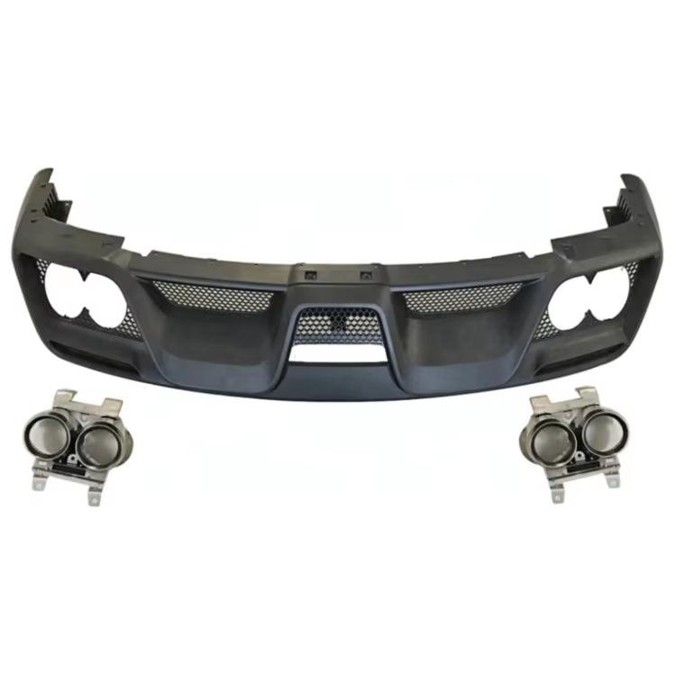 Compatible with 2015-2017 Ford Mustang Shelby GT350: Exhaust Tips, Rear Diffuser, and Lower Skirt