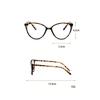 Nora Cat Leopard Frame Популярные очки с защитой от синего света Blue Block с прозрачным экраном
