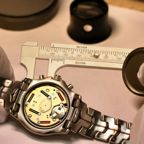 Brass Pocket Caliper - Small Brass Caliper | Metal Caliper Ruler | Pocket Caliper | Brass Handy Caliper with Double Scale, Mm/Inch | Portable Pocket S