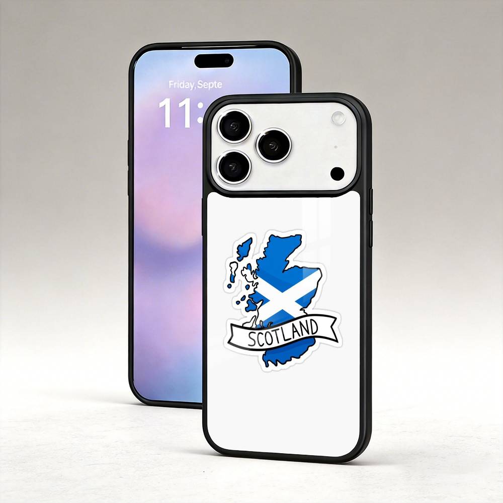 Чехол для телефона с шотландским флагом S-Scotland Для iPhone 17,16,15,14,13,12,Pro,Max Для Magsafe Магнитная Беспроводная Зарядка