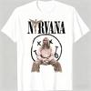 2026 Модная Новая Рок-группа Nirvana UNISEXs Хлопковая Футболка Хип-хоп Стиль UNISEXs и Женская Оверсайз Футболка Y2K Повседневная Уличная