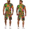 New Fashion Hawaiian Style 3D Print Tees/Shorts/Sets Casual Holiday Couple Outfits Summer Short Sleeve T-Shirt Beach Shorts Suit