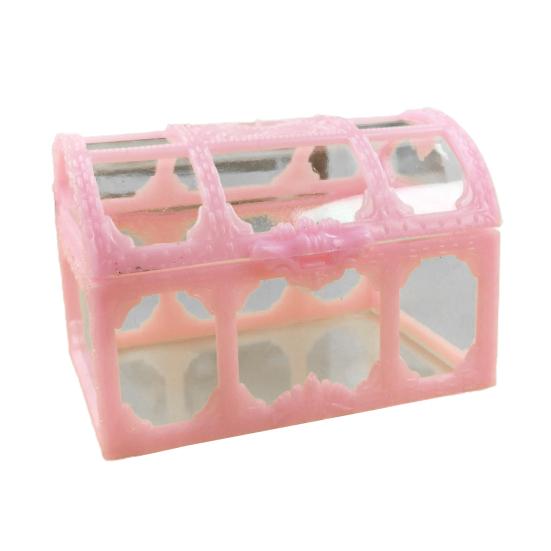 Винтажная прозрачная коробка для хранения конфет, безделушка, держатель для ювелирных изделий, органайзер, контейнер