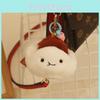 Inspired Cha Cartoon Siu Bao Plush Toy Keychain Pendant Accessories Backpack