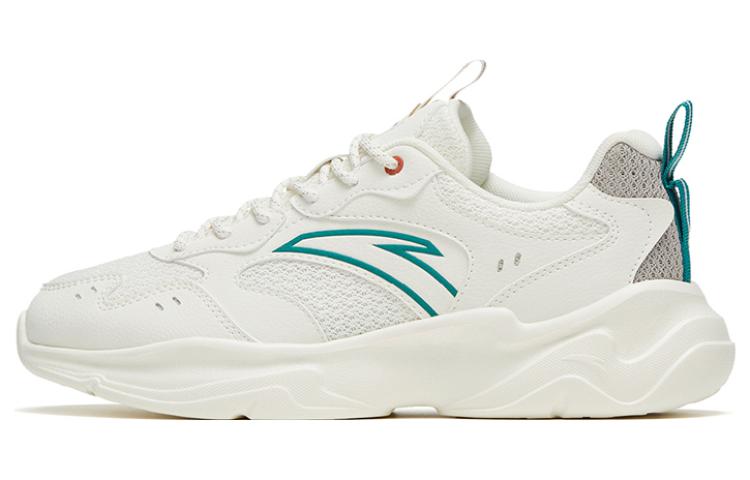 Women's Sneakers Anta Wear resistant, Non slip And Breathable Low top Sports Casual Shoes Women's White Gray