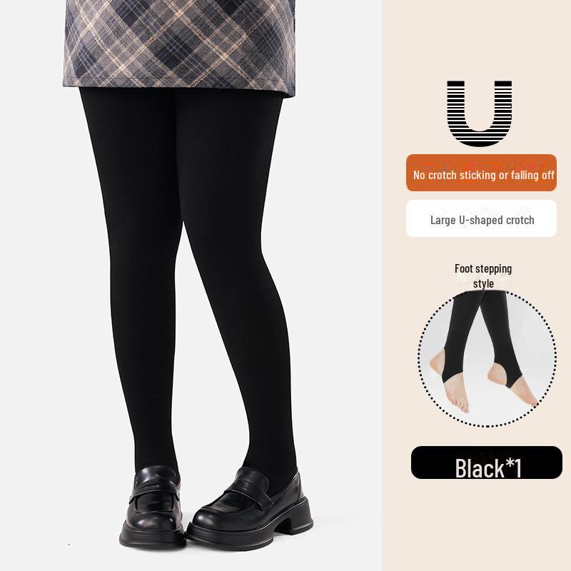 Женские бархатные леггинсы больших размеров: Толстые, теплые и нескользящие для осени/зимы