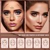 3pcs Contouring Stick Set Face Contour Stick Shadow Stick Blush Stick 3-in-1 Perfect Concealer Stick Full Coverage Breathable and Light