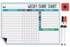 Inkdotpot Magnetic  Whiteboard Weekly Chores Charts Chore  Chart For  Refrigerator  - Dry Erase Behavior Chart For Kids