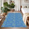 Crystal Velvet Rug Soft Non Slip Indoor Floor Mat Home DecorFallout Vault Boy