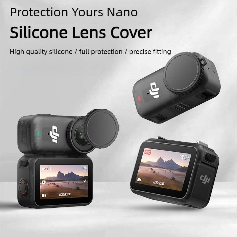 Для экшн-камеры DJI Osmo Nano Защитная крышка для объектива Камеры Силиконовая крышка для объектива Пылезащитная крышка для объектива Для DJI Action Osmo Nano