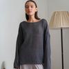 Fashion Hollow Loose Knitted Pullovers T-shirt Women Tops Spring Round Neck Flare Sleeve Women T Shirts Casual Autumn Thin Perspective Sexy Tee 25946