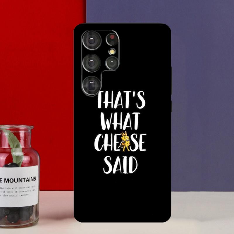 Майкл Скотт That’s What She Said Чехол Для Samsung Galaxy S25 Ultra S9 S10 S20 S21 S22 Plus S23 FE S24 Ultra Чехол для телефона