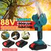 24V 4Inches Protable Chainsaw Cordless Electric Chain Saw W/ 1 or 2Pcs Batteries For Tree Branch Wood Cutting