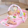 Soft Lighting Baby Gym Play Mat Lovely Dolphin Print Toddler Blanket Breathable with Mirror