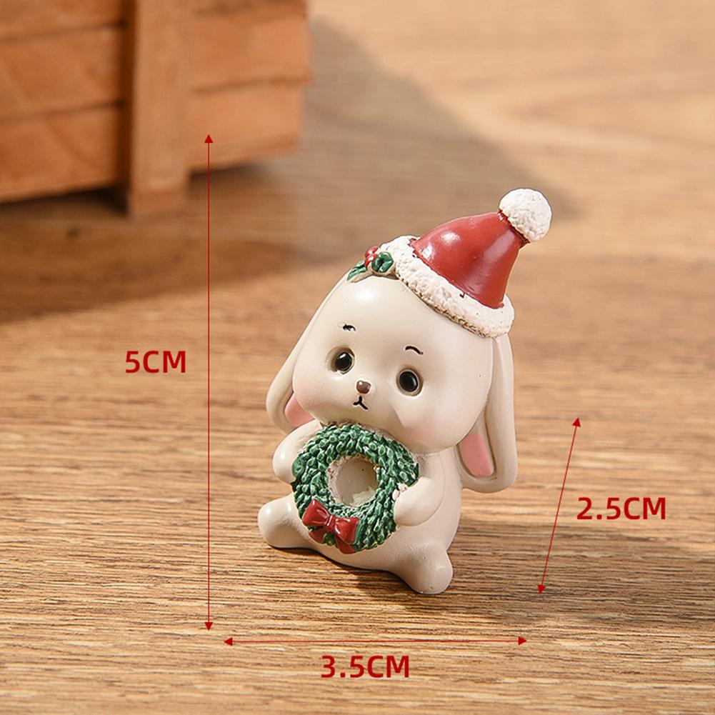 Christmas Ornaments Creative Mini Animal Shaped Christmas Tree Home Decoration