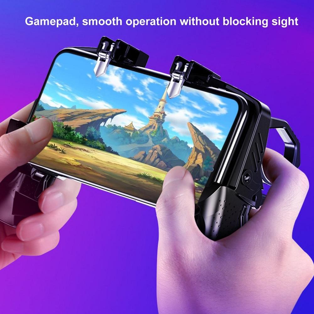1Pcs Mobile Cell Phone Game Controller Gamepad Joystick Button Triggers For PUBG