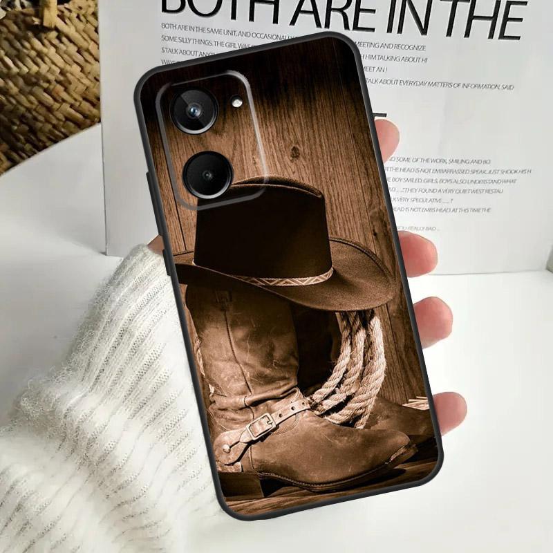 Extreme Sport Rodeo Cowboy For Realme 12 Pro Plus 11 10 9 C67 C55 C53 C35 C33 C30 C25s C21Y C15 GT3 GT5 GT Neo 5 Case