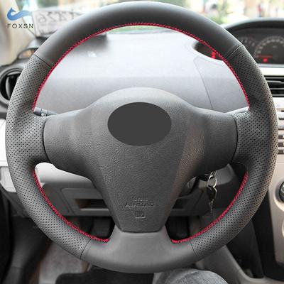 Автомобильные аксессуары, чехол на руль, кожаная отделка для Toyota RAV4 2006 2007 2008 2009 2010 2011 2012 Yaris 2007-2011 Vios