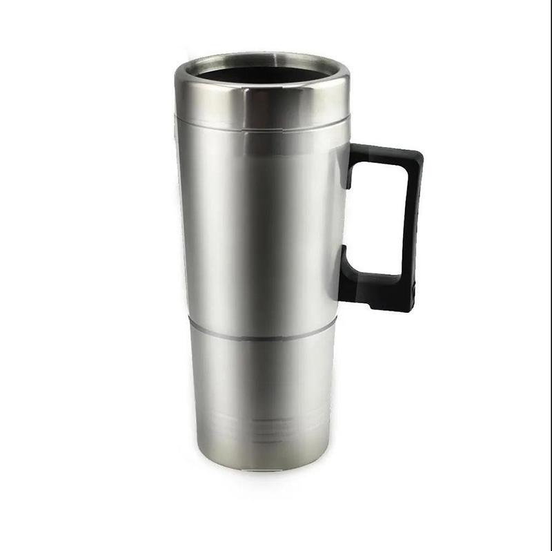 Автомобильная электрическая нагревательная чашка из нержавеющей стали с контролем температуры, чашка для воды, водонагреватель, головка прикуривателя