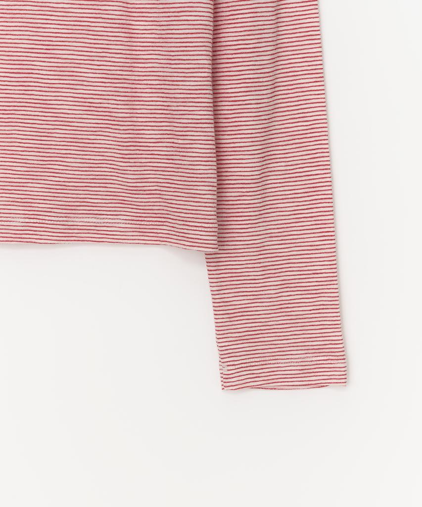 JBYRARA Crewneck Striped T-Shirt_Red