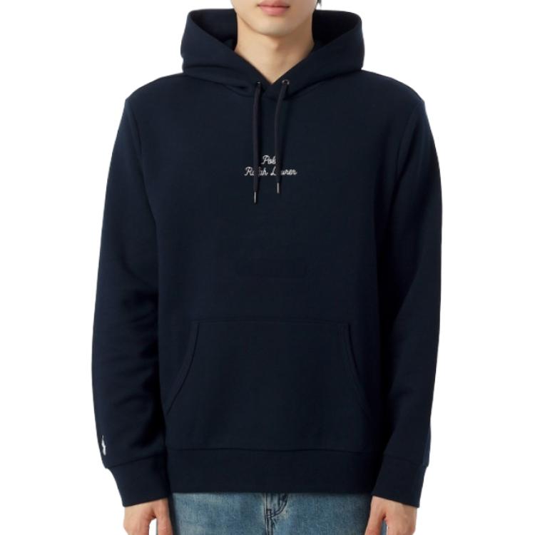 Толстовка с капюшоном и длинным рукавом Polo Ralph Lauren с карманом для письма Мужская толстовка 710936586-002