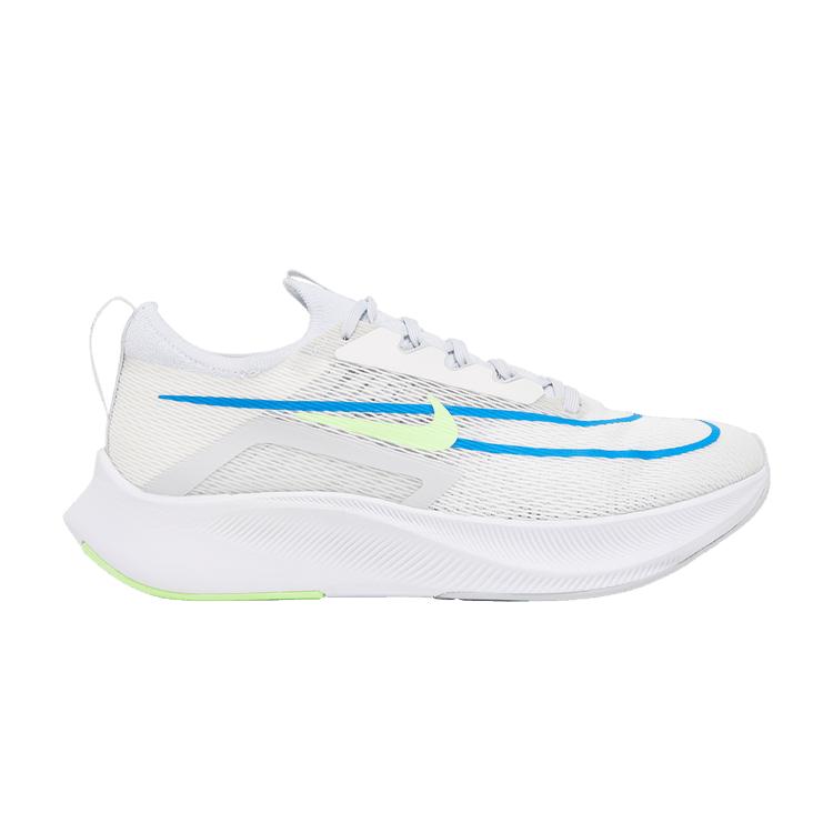 Men's Sneakers Nike Zoom Fly 4 Summit White Imperial Blue Lime Glow