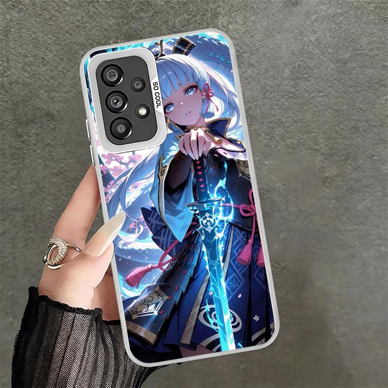 Genshin Impact Kamisato Ayaka Soft Phone Case for Samsung A17 A16 A15 A14 A13 A57 A56 A55 A54 A53 A37 A36 A35 A34 A33 A26 A25 A2