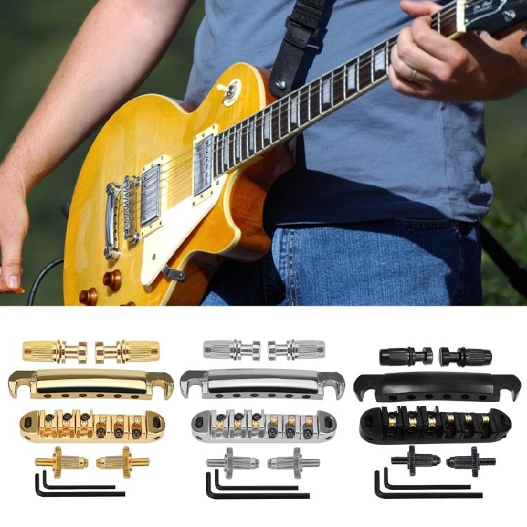 1 комплект роликовый гитарный бридж с фиксацией Tune O Matic бридж хвостовик для гитары