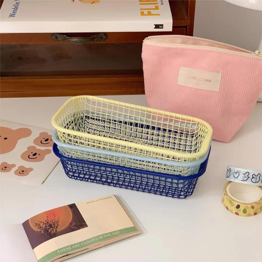 Mini Organizer Basket INS Make Up Sorting Holder New Storage Basket  Office Stationery