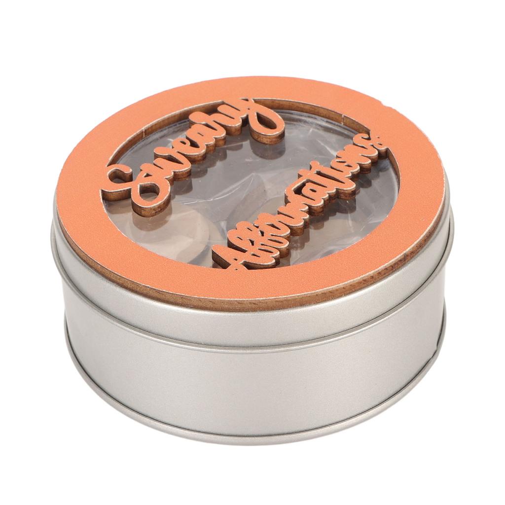 22pcs Mini Sweary Affirmation Discs Humorous Regulate Emotions Wooden Positive Affirmation Chips