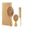 Hair Brushes And Comb Set, For Women And Detangling, Great On All, Handmade For Men(3Pcs Set C with Box)