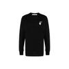 FW21 Logo Arrow Pattern Crew Neck Long Sleeve T-Shirt Men Tops Black OMAB001F21JER0011084