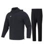 Stylish Zip-Up Hoodie And Comfortable Drawstring Pants Casual Sports Set Men Sets Black 22500408-001+23600701-001